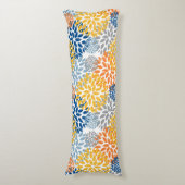 Coussins Longs Été Floral Abstrait Couleurs vives Motif (Devant (Vertical))