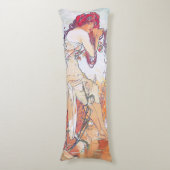 Coussins Longs Été (Quatre Saisons), Alphonse Mucha (Devant (Vertical))