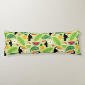 Coussins Longs Été tropical du Toucan (Dos)