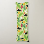 Coussins Longs Été tropical du Toucan (Devant (Vertical))