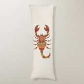 Coussins Longs Ethnic Floral Scorpion (Devant (Vertical))