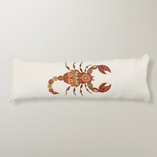 Coussins Longs Ethnic Floral Scorpion (Devant)