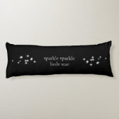 Coussins Longs Étincelle Étincelle Little Star Black Starlight (Dos)