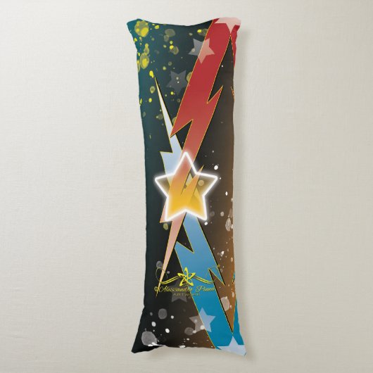 Coussins Longs Étoiles de tonnerre (Devant (Vertical))