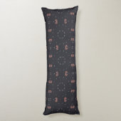 Coussins Longs Étoiles Et Motif Spacship Unique (Dos (Vertical))