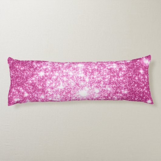 Coussins Longs Étoiles rose Fuchsia (Dos)