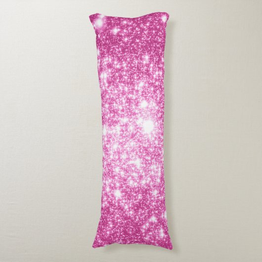 Coussins Longs Étoiles rose Fuchsia (Devant (Vertical))