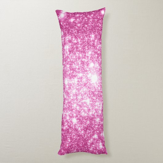 Coussins Longs Étoiles rose Fuchsia (Dos (Vertical))