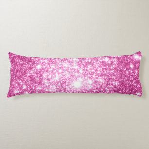 Coussins Longs Étoiles rose Fuchsia