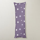 Coussins Longs Étoiles violettes (Dos (Vertical))