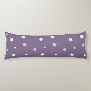 Coussins Longs Étoiles violettes
