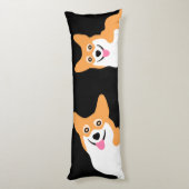 Coussins Longs Étreignez le corgi (Dos (Vertical))