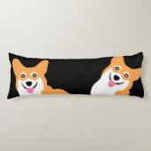 Coussins Longs Étreignez le corgi (Devant)