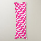 Coussins Longs Étui Case-Mate à motif baisers rose blanc mignon (Devant (Vertical))