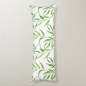 Coussins Longs Eucalyptus motif aquarelle sur blanc (Dos (Vertical))
