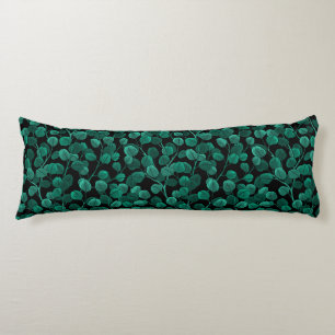 Coussins Longs Eucalyptus noir
