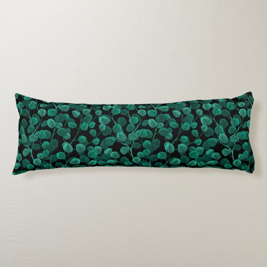 Coussins Longs Eucalyptus noir (Devant)