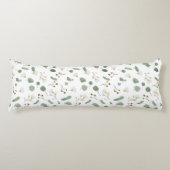 Coussins Longs Eucalyptus Vert Argent Dollar Gum Blossoms (Devant)