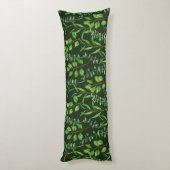 Coussins Longs Eucalyptus vert foncé (Dos (Vertical))
