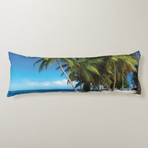 Coussins Longs Exotic beach throw pillow