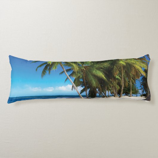 Coussins Longs Exotic beach throw pillow (Devant)