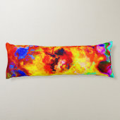 Coussins Longs Explosion Motif colorée (Dos)