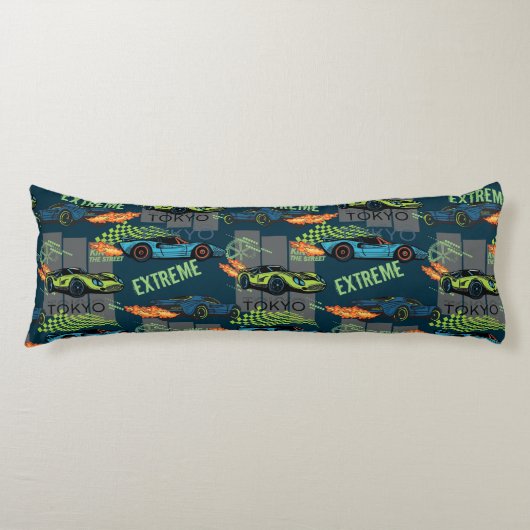Coussins Longs Extreme Tokyo Street Racing Pattern (Devant)