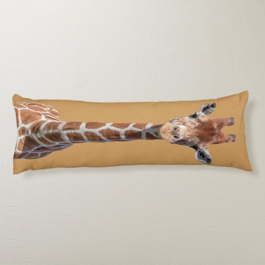 Coussins Longs Face de la girafe de Cute (Dos)