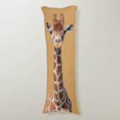 Coussins Longs Face de la girafe de Cute (Devant (Vertical))