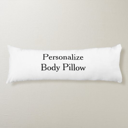 Coussins Longs Faites Votre Propre Oreiller de Corps Simple (Devant)