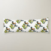Coussins Longs Famille de poulets Ameraucana (Devant)