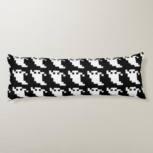 Coussins Longs Fantôme à 8 bits pour pixels (Dos)