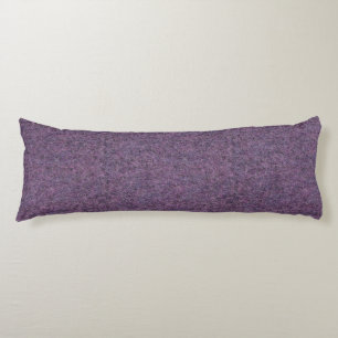 Coussins Longs Faux Shag blanc violet noir épais