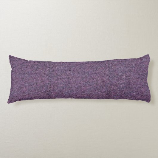 Coussins Longs Faux Shag blanc violet noir épais (Devant)