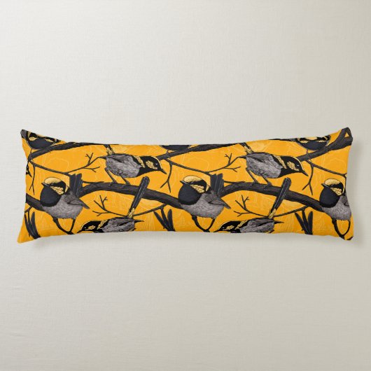 Coussins Longs Fée en jaune (Devant)