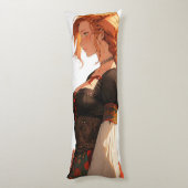 Coussins Longs Femme Anime Renaissance (Dos (Vertical))