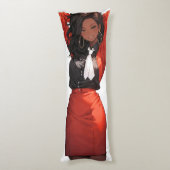 Coussins Longs Femme Anime Souriante (Dos (Vertical))