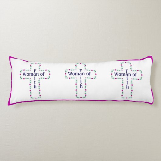 Coussins Longs Femme de foi (Devant)