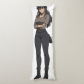 Coussins Longs Femme de loup-garou d'Anime (Dos (Vertical))