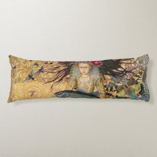 Coussins Longs Femme Poisson Vintage Gothique Classique