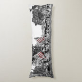 Coussins Longs Femmes filles 1910 Drapeau américain Wide Angle An (Devant (Vertical))