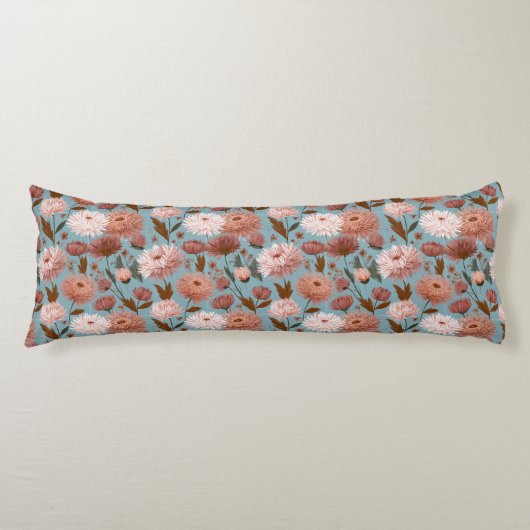 Coussins Longs Ferme de texture de chrysanthèmes Décor artistique (Devant)