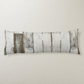 Coussins Longs ferme rustique grange beige gris blanc bois (Dos)