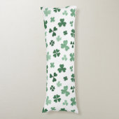 Coussins Longs Fête de la Saint-Patrick feuille verte au trèfle (Devant (Vertical))
