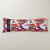 Coussins Longs Fête de l'Indépendance Camouflage Votre nom Person (Devant)