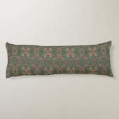 Coussins Longs Feuillage Automnal Bohème sans Couture (Dos)