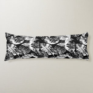 Coussins Longs Feuillage de forêt enchanteur - Motif sans couture