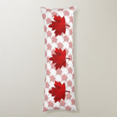 Coussins Longs Feuille d'érable du Canada par Shirley Taylor (Dos (Vertical))