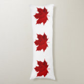 Coussins Longs Feuille d'érable rouge vibre (Devant (Vertical))