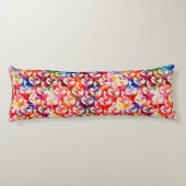 Coussins Longs Feuilles botaniques abstraites (Dos)